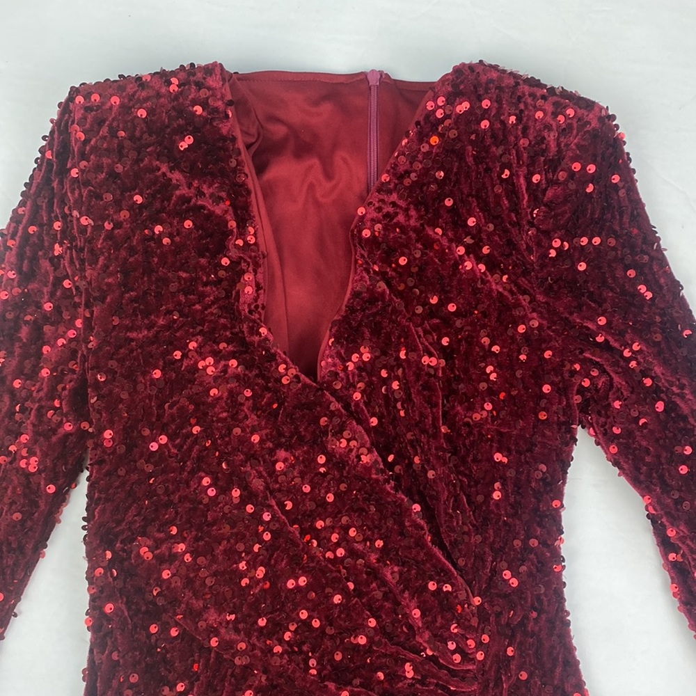 Women velvet gown - Picture 6 of 8